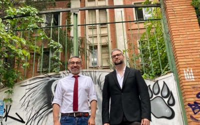 Gabriel Fernàndez i Gerard Álvarez a la roda de premsa d'avui | Ràdio Sabadell